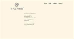 Desktop Screenshot of inplainwords.sg